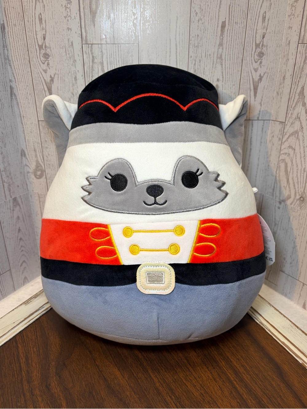 Squishmellow Nutcracker Raccoon- Gracelynn NWT